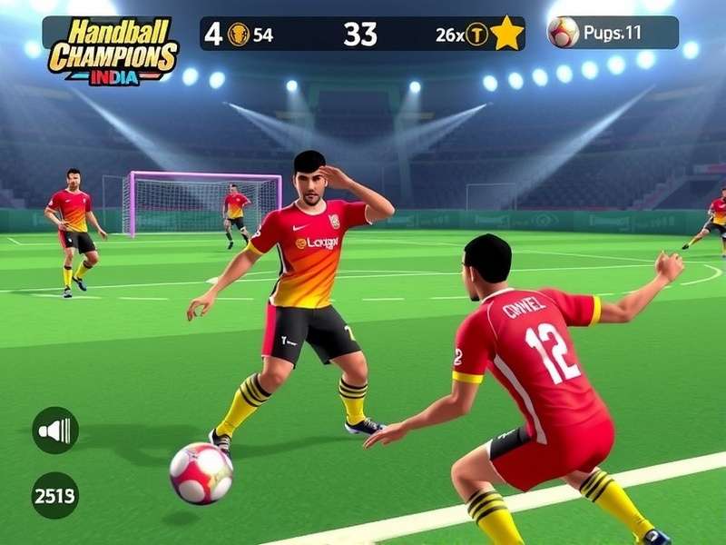Handball Champions India Gameplay Screenshot